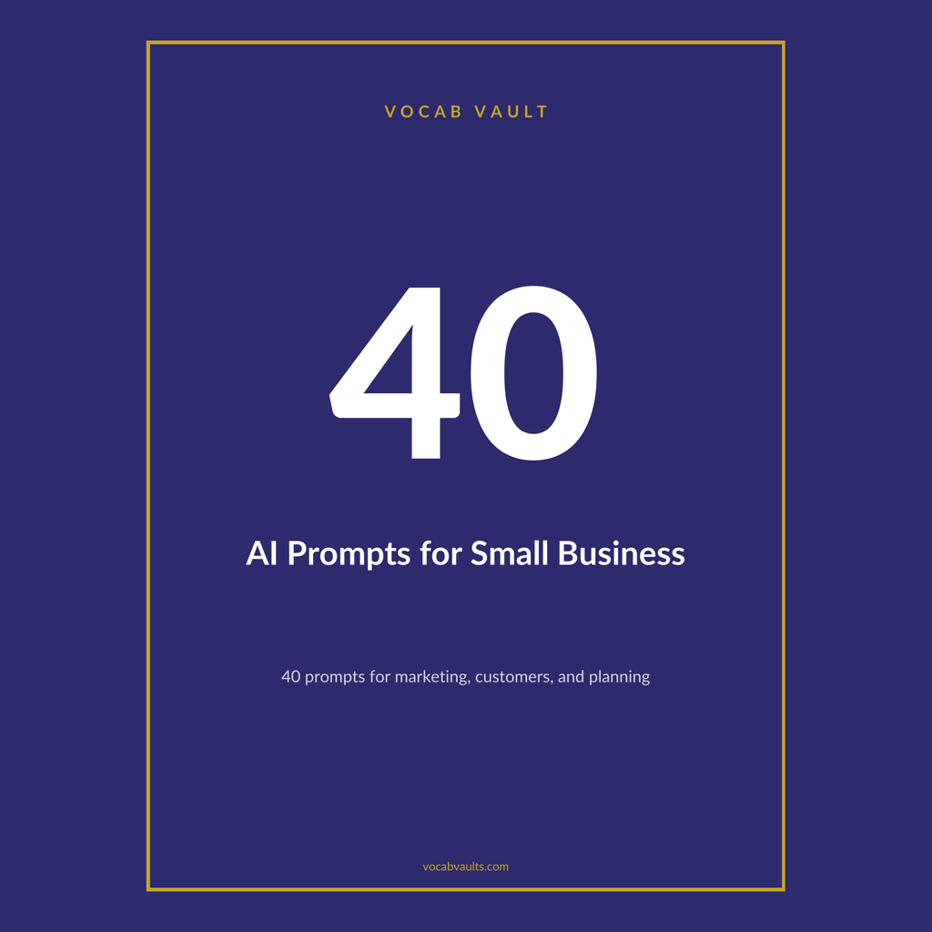 AI Prompts for Small Business Owners — 40 Prompts for Marketing, Customers & Planning