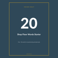 Free 20 Shop Floor Words — English for Manufacturing Jobs